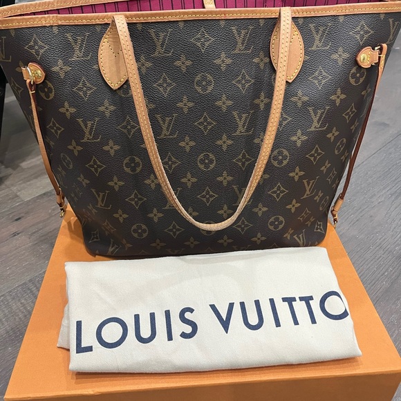 Louis Vuitton Neverfull MM Brown Monogram Tote - Picture 1 of 16